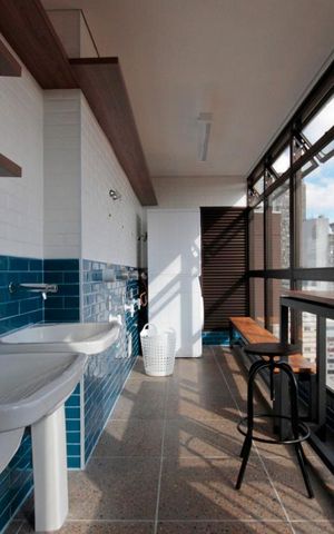 Studio para alugar com 30m², 1 quarto e sem vagaLavanderia