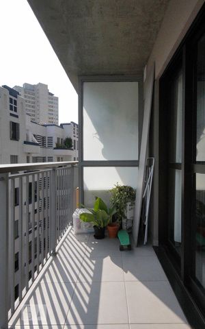 Studio para alugar com 30m², 1 quarto e sem vagaVaranda