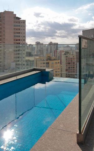 Studio para alugar com 30m², 1 quarto e sem vagaPiscina