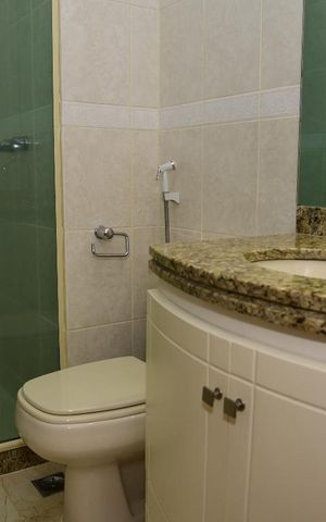 Apartamento para alugar com 119m², 3 quartos e 2 vagasBanheiro Social