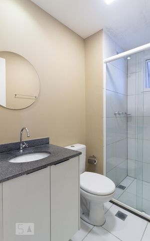Apartamento à venda com 60m², 2 quartos e 1 vagaBanheiro do Quarto Suíte