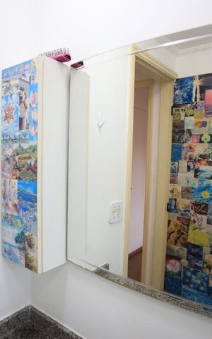Apartamento para alugar com 60m², 2 quartos e 1 vagaDetalhe banheiro