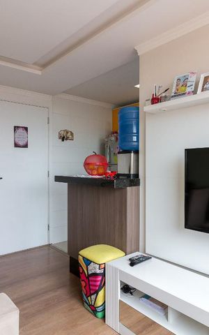 Apartamento à venda com 44m², 2 quartos e 1 vagaSala