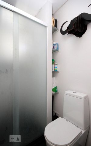 Apartamento para alugar com 105m², 1 quarto e 2 vagasBanheiro da Suíte