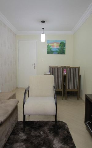 Apartamento à venda com 47m², 2 quartos e 1 vagaSala