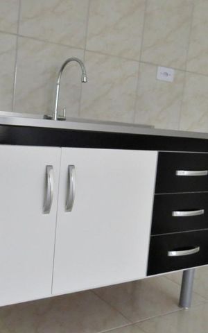 Studio à venda com 45m², 1 quarto e sem vagaDetalhe cozinha