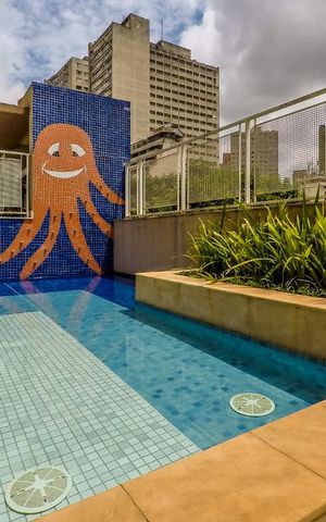 Apartamento para alugar com 37m², 1 quarto e sem vagaÁrea comum - Piscina