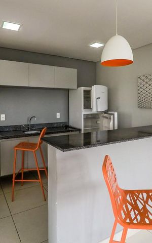 Apartamento para alugar com 37m², 1 quarto e sem vagaÁrea comum - Salão de festas