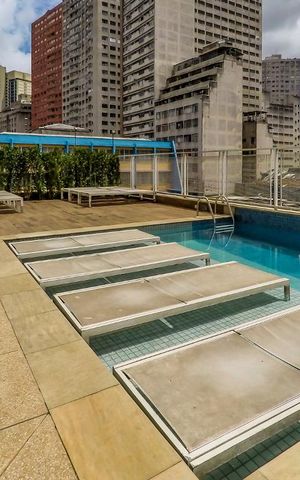 Apartamento para alugar com 37m², 1 quarto e sem vagaÁrea comum - Piscina
