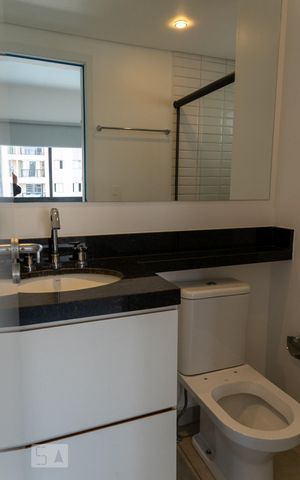 Apartamento à venda com 100m², 1 quarto e 2 vagas Apartamento à venda com 100m², 1 quarto e 2 vagasBanheiro da Suíte