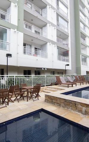 Apartamento para alugar com 32m², 1 quarto e sem vaga Apartamento para alugar com 32m², 1 quarto e sem vagaÁrea comum - Piscina