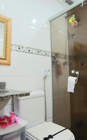 Apartamento à venda com 120m², 3 quartos e 2 vagasBanheiro suíte 