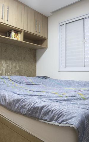 Apartamento à venda com 50m², 2 quartos e 2 vagasQuarto 2