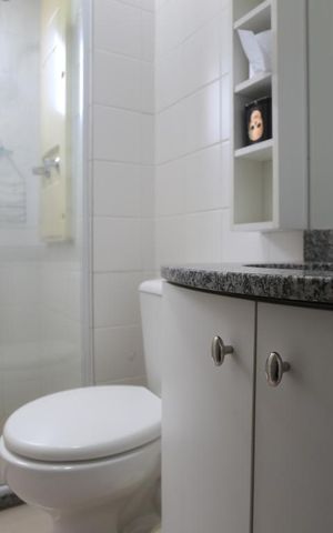 Apartamento para alugar com 74m², 3 quartos e 1 vagaBanheiro da Suíte