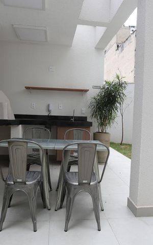 Apartamento à venda com 35m², 2 quartos e sem vagaChurrasqueira