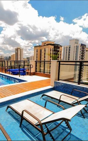 Apartamento à venda com 42m², 1 quarto e 1 vaga Apartamento à venda com 42m², 1 quarto e 1 vagaPiscina