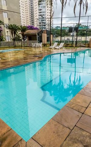 Apartamento para alugar com 64m², 3 quartos e 2 vagas Apartamento para alugar com 64m², 3 quartos e 2 vagasÁrea comum - Piscina