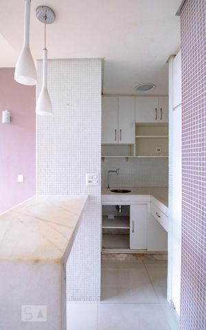 Studio à venda com 40m², 1 quarto e sem vagaCozinha