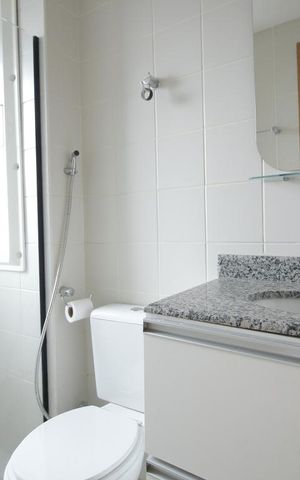 Apartamento para alugar com 80m², 3 quartos e 1 vagaBanheiro da Suíte 1