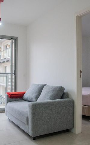 Apartamento à venda com 45m², 1 quarto e sem vaga Apartamento à venda com 45m², 1 quarto e sem vagaSala/Cozinha