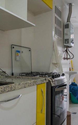 Apartamento à venda com 45m², 1 quarto e sem vaga Apartamento à venda com 45m², 1 quarto e sem vagaSala/Cozinha