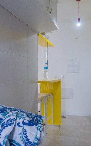 Apartamento à venda com 45m², 1 quarto e sem vaga Apartamento à venda com 45m², 1 quarto e sem vagaSala/Cozinha