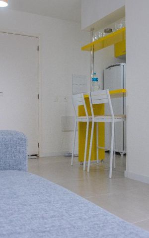 Apartamento à venda com 45m², 1 quarto e sem vaga Apartamento à venda com 45m², 1 quarto e sem vagaSala/Cozinha
