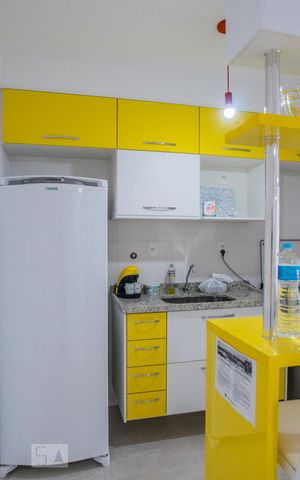 Apartamento à venda com 45m², 1 quarto e sem vaga Apartamento à venda com 45m², 1 quarto e sem vagaSala/Cozinha