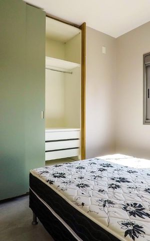Apartamento à venda com 39m², 1 quarto e 1 vagaQuarto