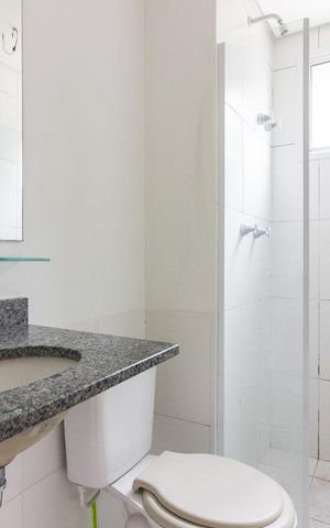 Apartamento à venda com 55m², 2 quartos e 1 vagaBanheiro