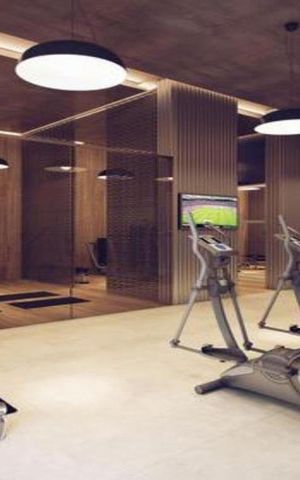 Studio para alugar com 39m², 1 quarto e 1 vaga Studio para alugar com 39m², 1 quarto e 1 vagaÁrea Comum - Academia