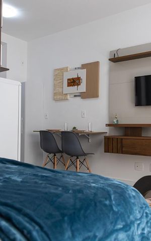 Studio à venda com 28m², 1 quarto e sem vagaQuarto / Sala