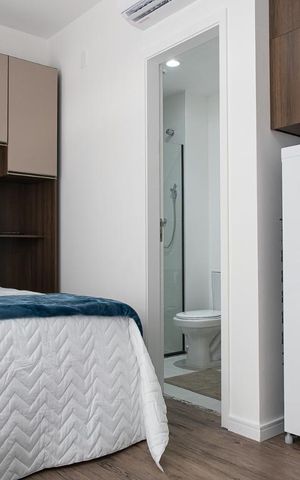 Studio à venda com 28m², 1 quarto e sem vagaQuarto