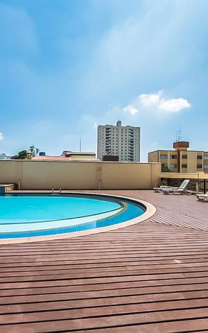 Studio à venda com 50m², 1 quarto e 1 vaga Studio à venda com 50m², 1 quarto e 1 vagaPiscina