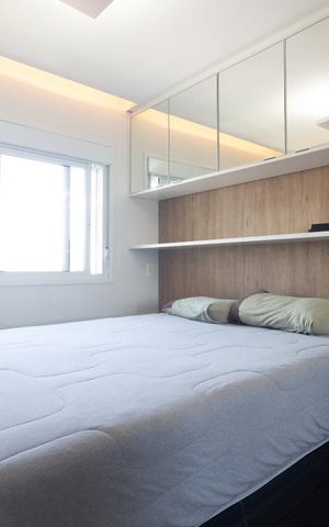 Apartamento à venda com 58m², 2 quartos e 1 vagaQuarto Suíte