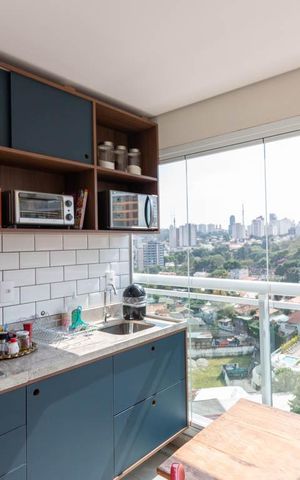 Studio à venda com 32m², 1 quarto e 1 vaga Studio à venda com 32m², 1 quarto e 1 vagaCozinha