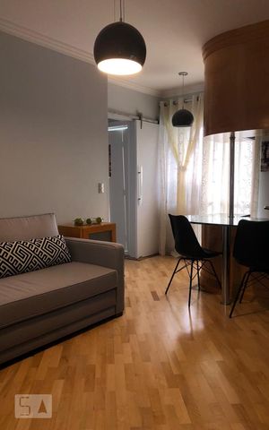 Apartamento para alugar com 33m², 1 quarto e 1 vaga Apartamento para alugar com 33m², 1 quarto e 1 vagaSala