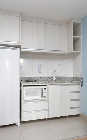Studio à venda com 37m², 1 quarto e 1 vagaCozinha