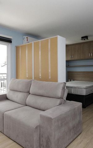 Studio à venda com 37m², 1 quarto e 1 vagaStudio
