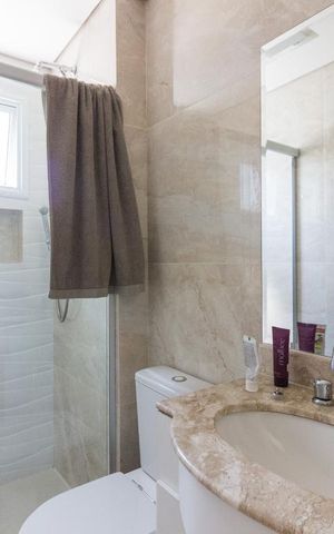 Apartamento à venda com 70m², 2 quartos e 2 vagasBanheiro Suite 1