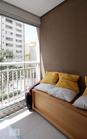 Apartamento à venda com 58m², 1 quarto e 1 vagaVaranda