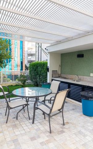 Apartamento à venda com 100m², 2 quartos e 2 vagasChurrasqueira