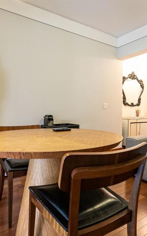 Apartamento para alugar com 48m², 1 quarto e 2 vagasSala