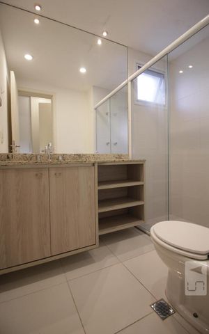 Apartamento para alugar com 84m², 2 quartos e 1 vagaBanheiro da suíte 2