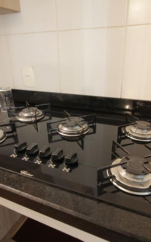 Apartamento para alugar com 84m², 2 quartos e 1 vagaDetalhe da cozinha