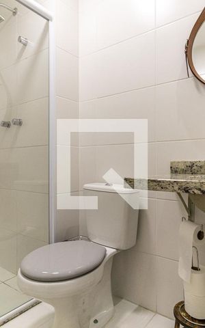 Apartamento para alugar com 40m², 1 quarto e 1 vaga Apartamento para alugar com 40m², 1 quarto e 1 vagaBanheiro da Suíte