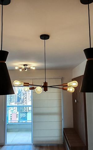 Apartamento à venda com 40m², 1 quarto e 1 vagaLustre da Sala