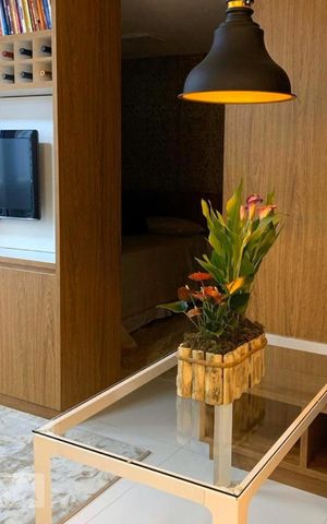 Apartamento à venda com 40m², 1 quarto e sem vaga Apartamento à venda com 40m², 1 quarto e sem vagaDetalhe Sala