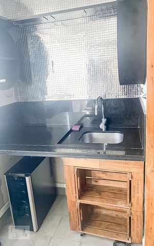 Studio à venda com 45m², 1 quarto e 1 vagaCozinha
