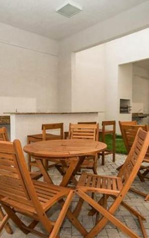 Apartamento à venda com 35m², 1 quarto e sem vaga Apartamento à venda com 35m², 1 quarto e sem vagaÁrea comum - Churrasqueira